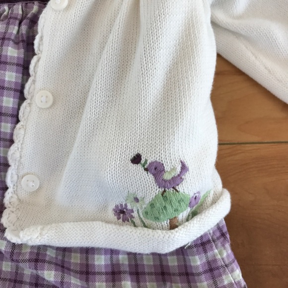 Janie and Jack 3-6mo Dress with Cardigan - Picture 2 of 4